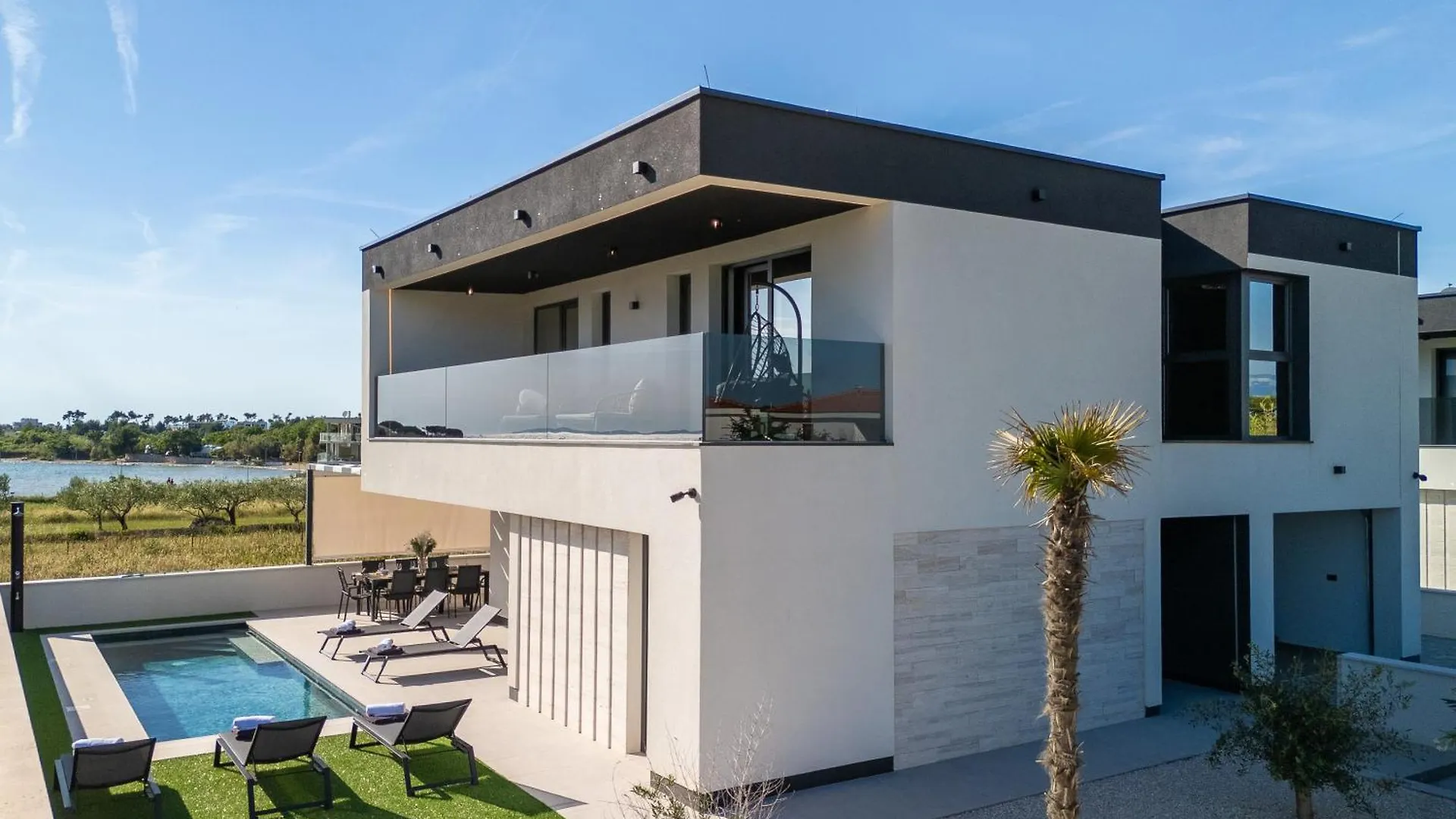 New! Luxury Villa Golden Hour Near The Beach With Heated Pool And Sauna - Ta Leut Agency Privlaka